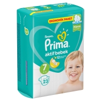 پوشک پریما ترک ( پمپرز ) سایز 7 Prima Active Baby Diapers Size